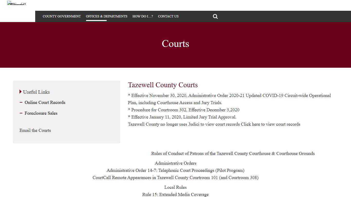 Courts Tazewell County